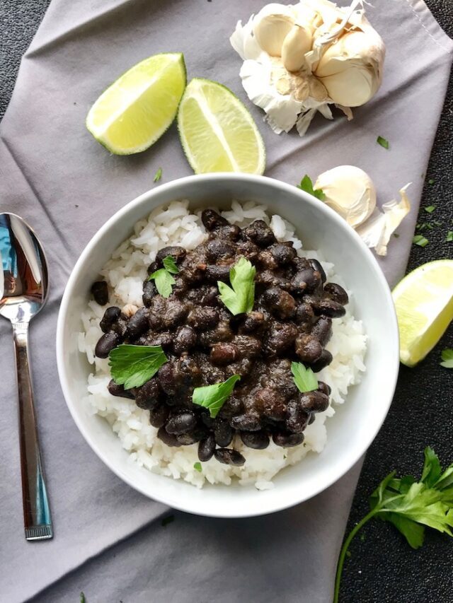 Easy Black Beans and Rice