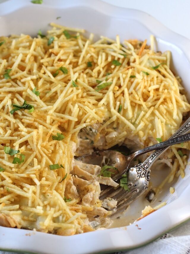 Cheesy Chicken Casserole Story