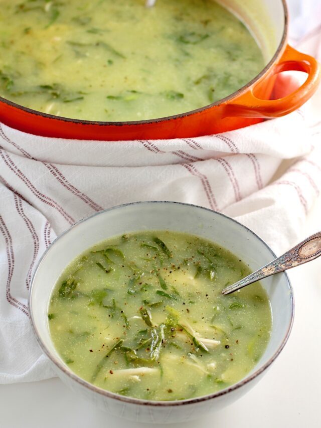 Chicken and Kale soup with potatoes Story