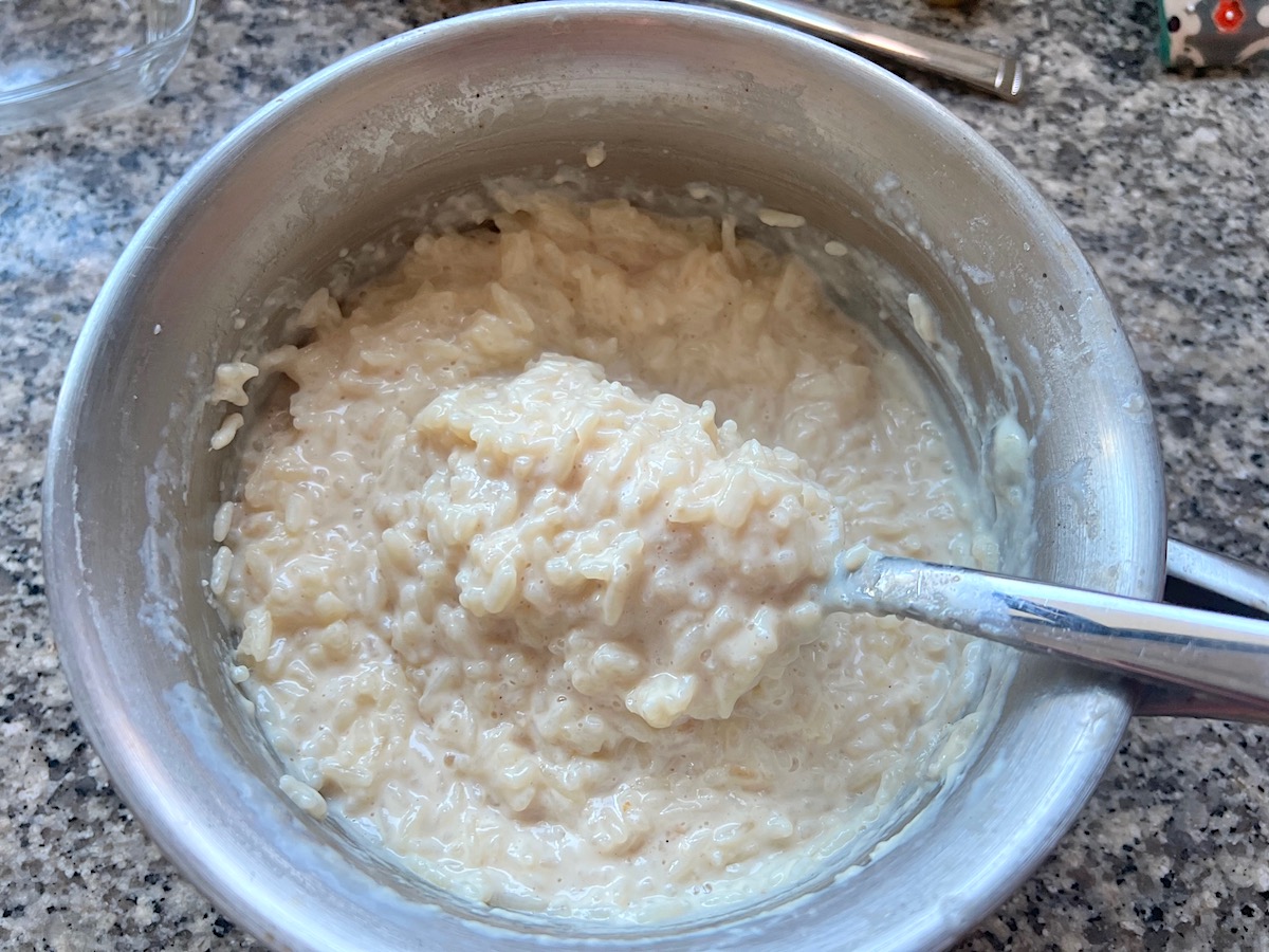 Rice Pudding with Condensed Milk - Easy Brazilian Food