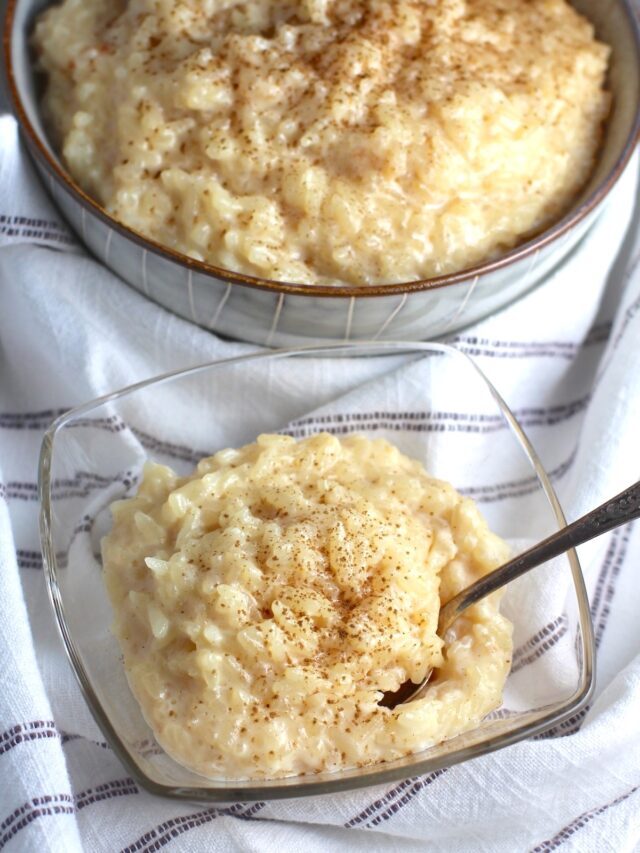 Creamy Rice Pudding with Condensed Milk